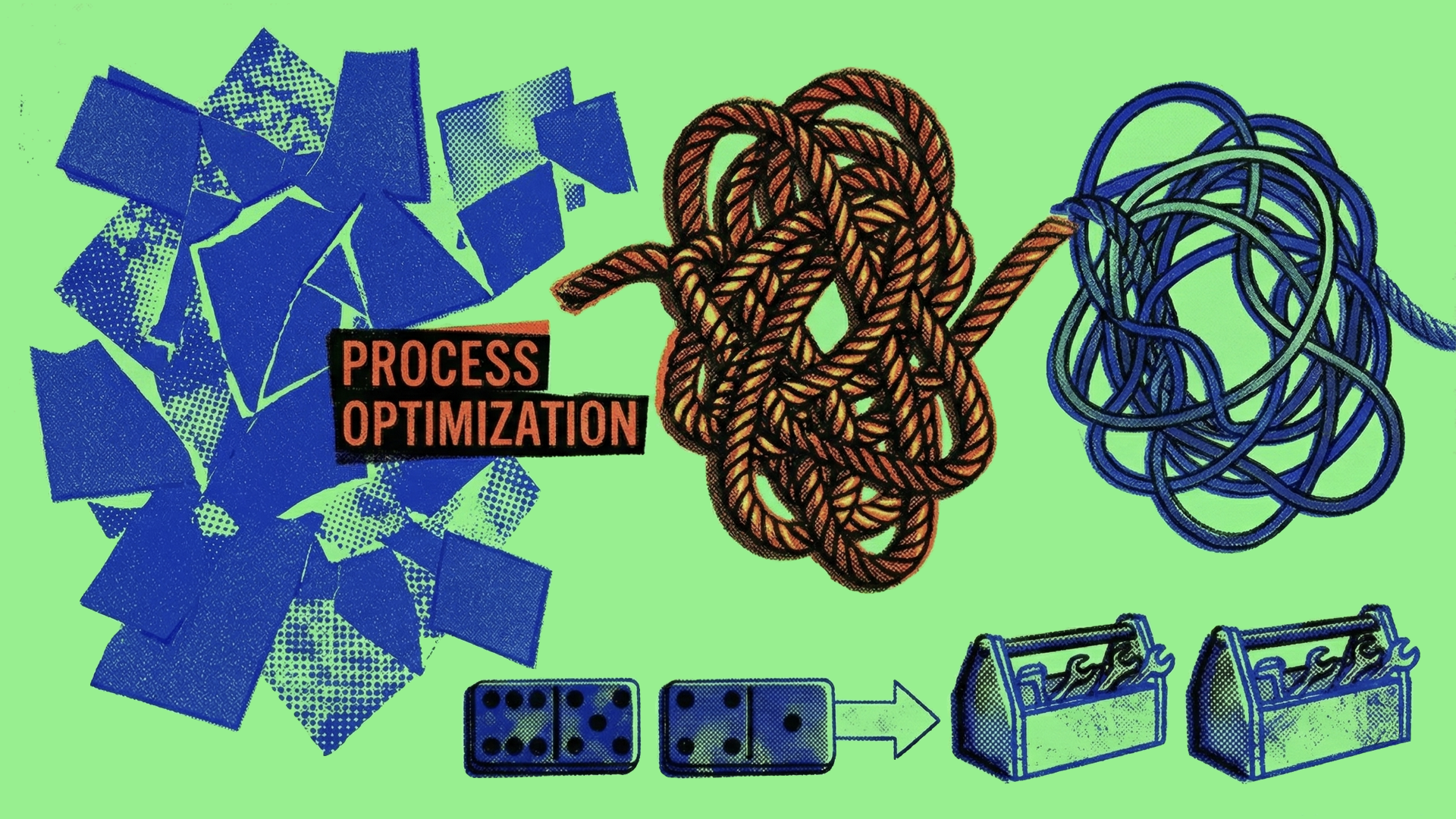 Prosessoptimalisering illustrasjon